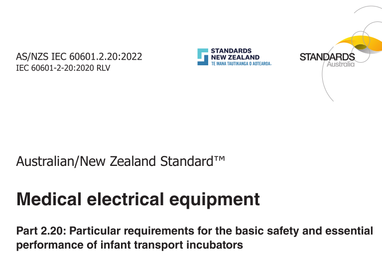 AS NZS IEC 60601.2.20:2022 pdf download