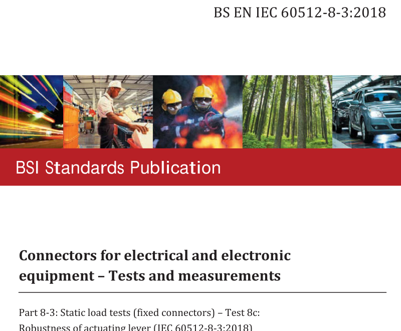 BS EN IEC 60512-8-3:2018