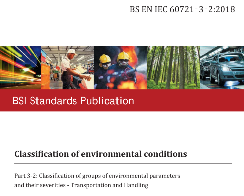 BS EN IEC 60721-3-2:2018