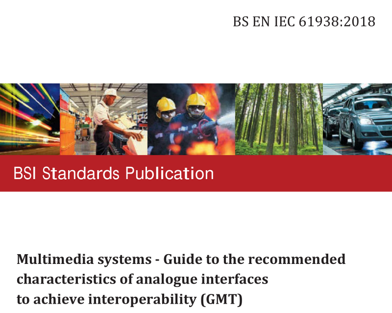 BS EN IEC 61938:2018