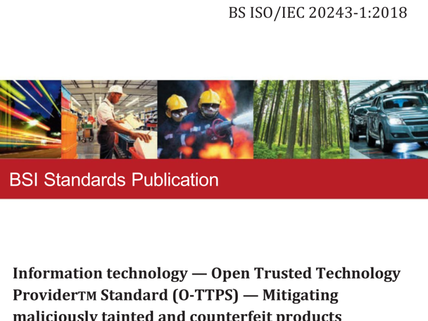 BS ISO-IEC 20243-1:2018