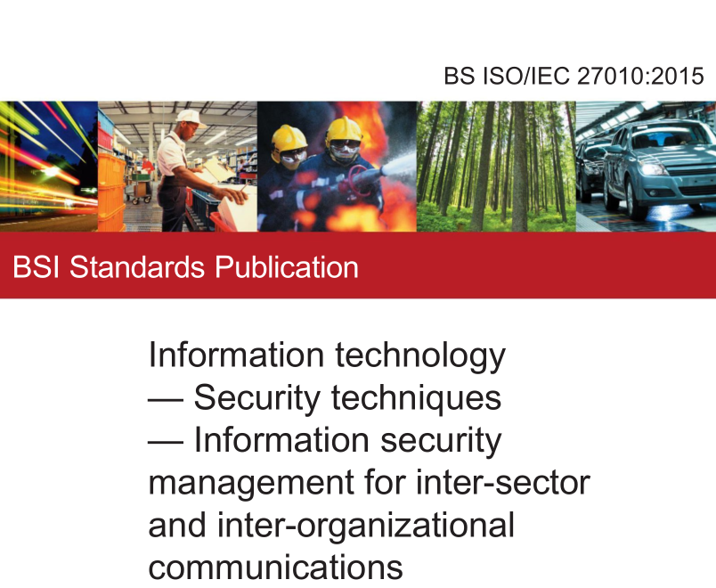 BS ISO/IEC 27010:2015