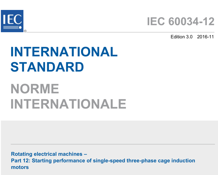 IEC 60034-12:2016