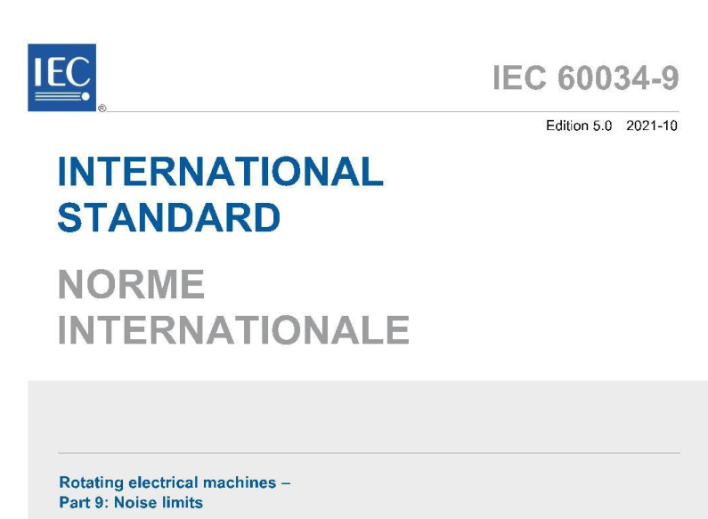 IEC 60034-9:2021 pdf download