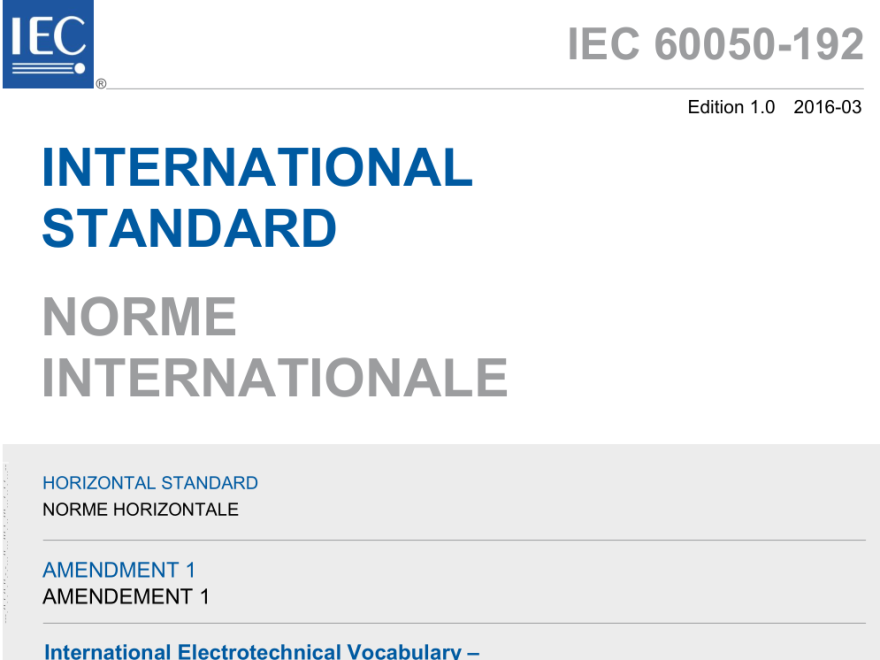 IEC 60050-192:2016