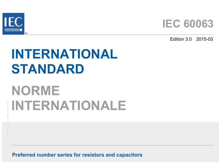 IEC 60063:2015