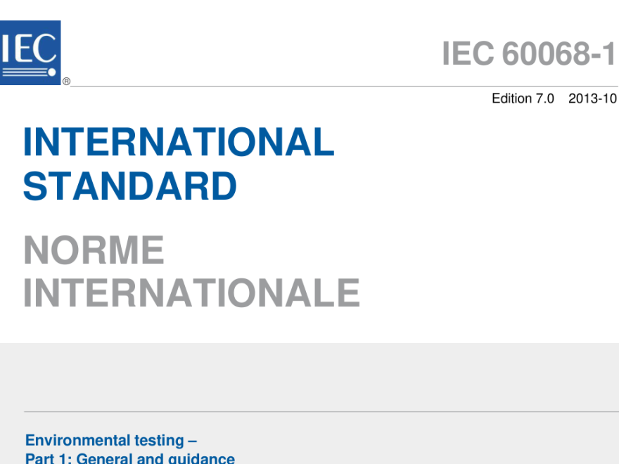 IEC 60068-1:2013