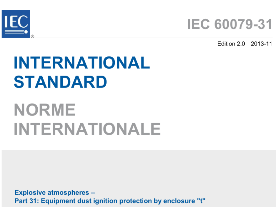 IEC 60079-31:2013
