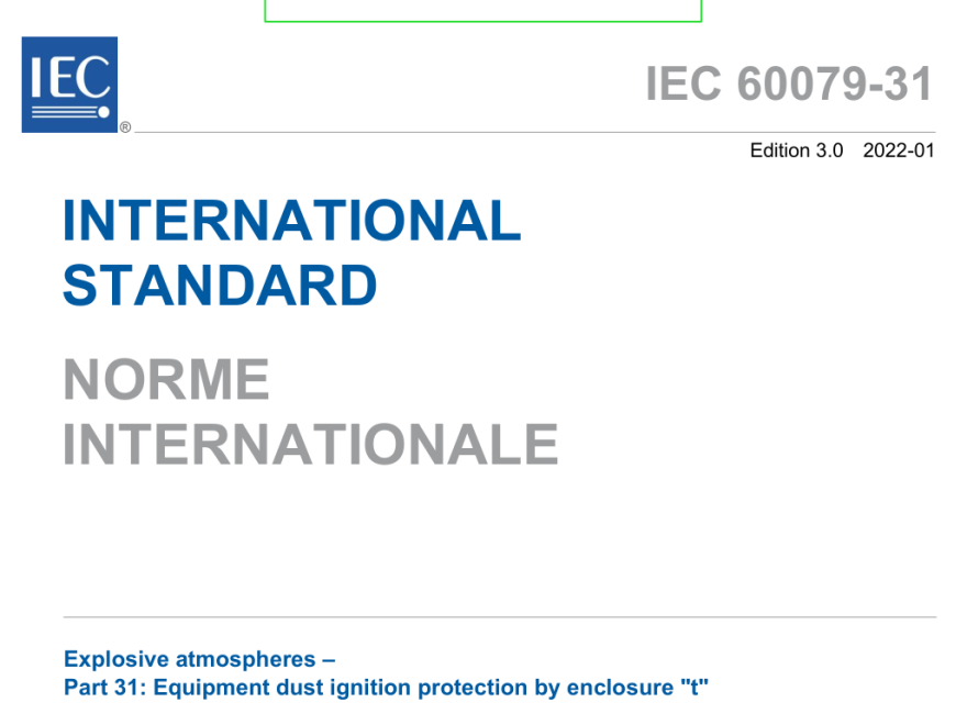 IEC 60079-31:2022 pdf download