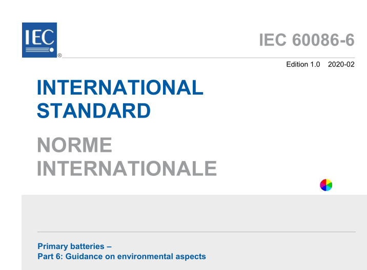 IEC 60086-6:2020 pdf download