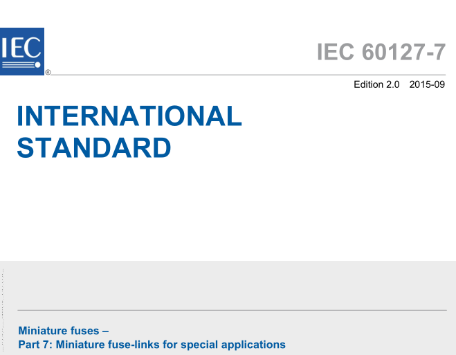 IEC 60127-7:2015