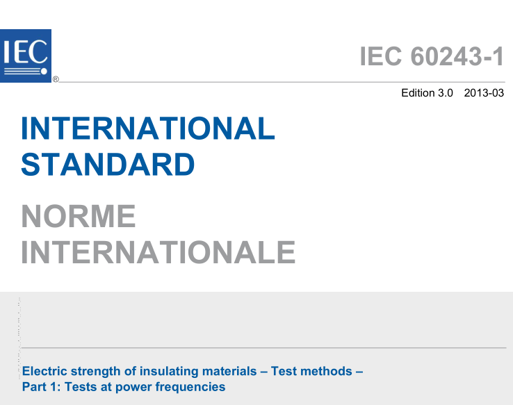 IEC 60243-1:2013