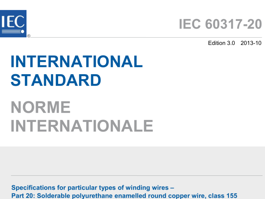 IEC 60317-20:2013