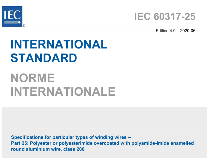 IEC 60317-25:2020 pdf download