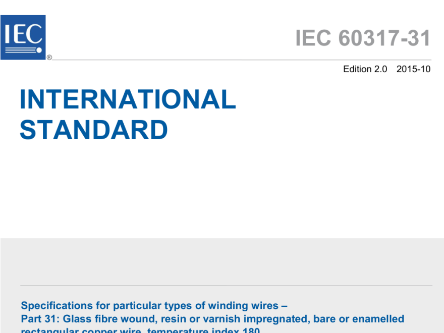 IEC 60317-31:2015