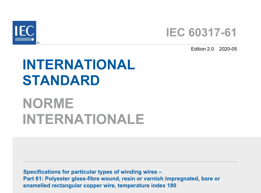 IEC 60317-61:2020 pdf download