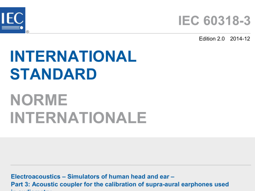 IEC 60318-3:2014