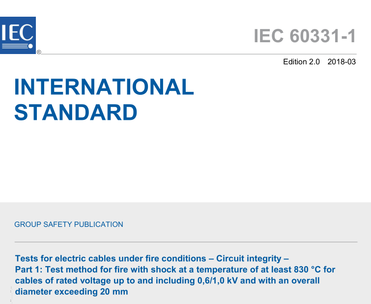 IEC 60331-1:2018