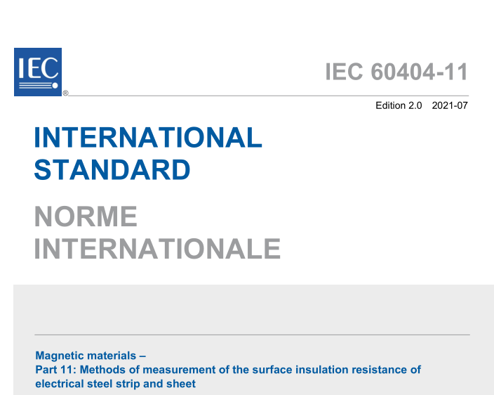 IEC 60404-11:2021