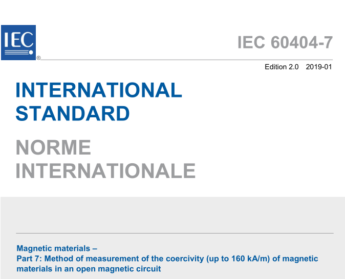 IEC 60404-7:2019