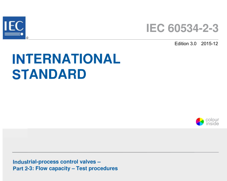 IEC 60534-2-3:2015