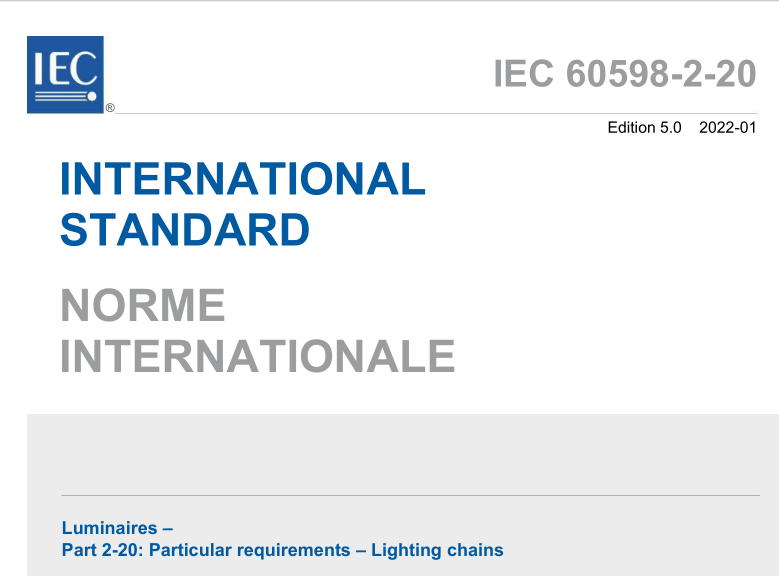 IEC 60598-2-20:2022 pdf download