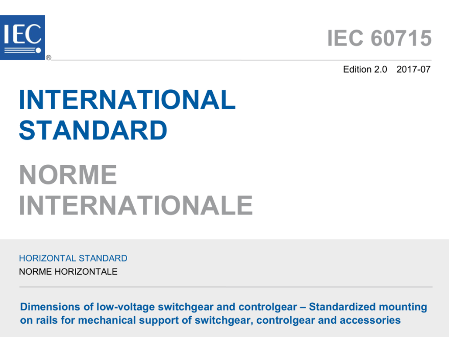 IEC 60715:2017