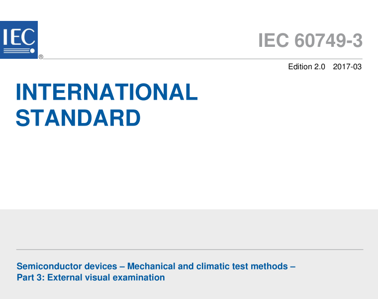 IEC 60749-3:2017