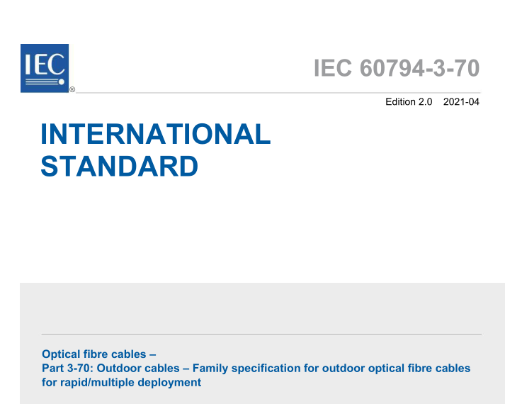 IEC 60794-3-70:2021 pdf download