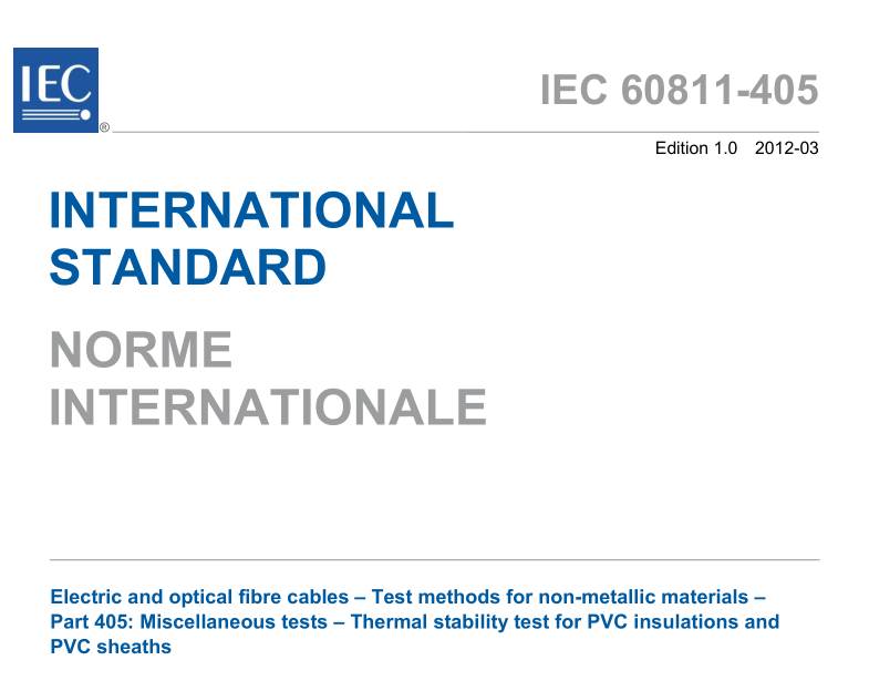 IEC 60811-405:2012