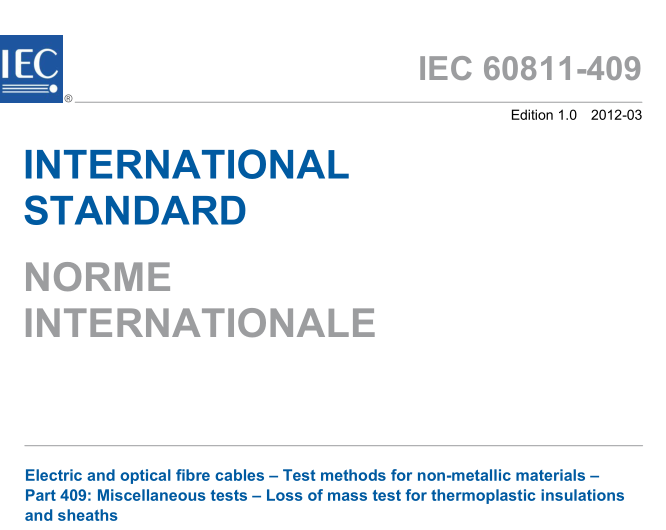 IEC 60811-409:2012