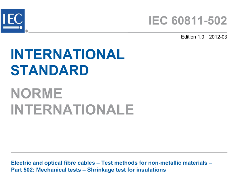 IEC 60811-502:2012