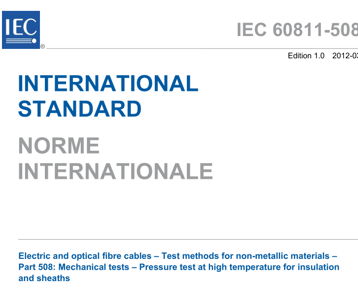 IEC 60811-508:2012