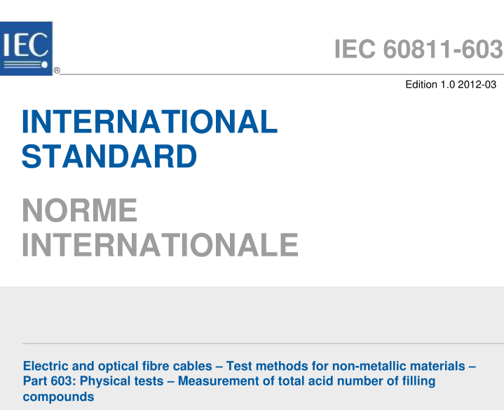 IEC 60811-603:2012