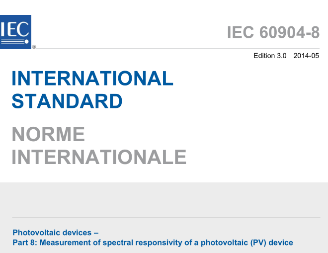 IEC 60904-8:2014