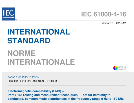 IEC 61000-4-16:2015