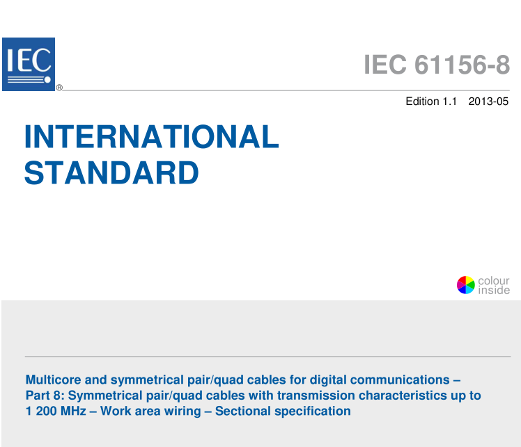 IEC 61156-8:2013