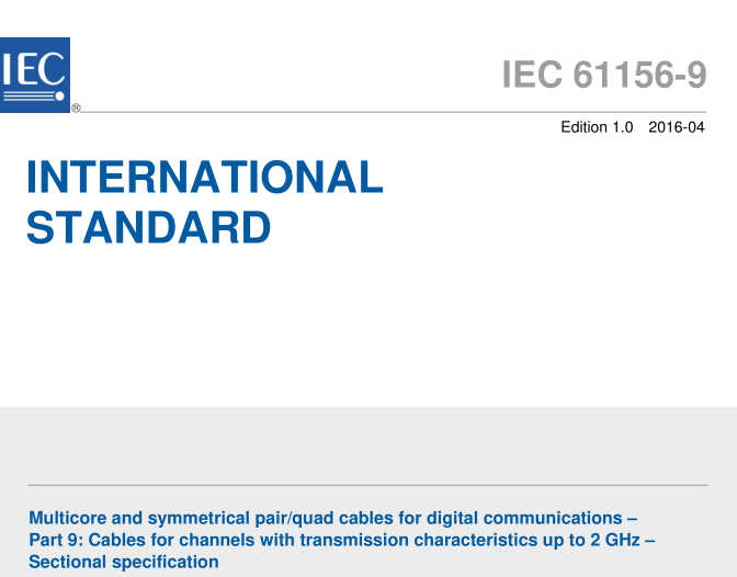 IEC 61156-9:2016