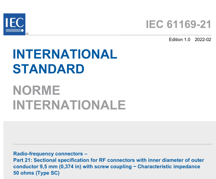 IEC 61169-21:2022 pdf download