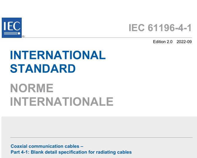 IEC 61196-4-1:2022 pdf download