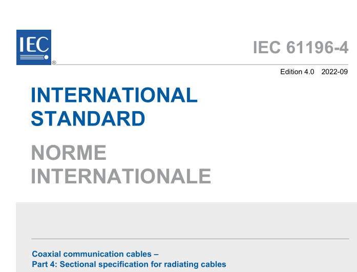 IEC 61196-4:2022 pdf download