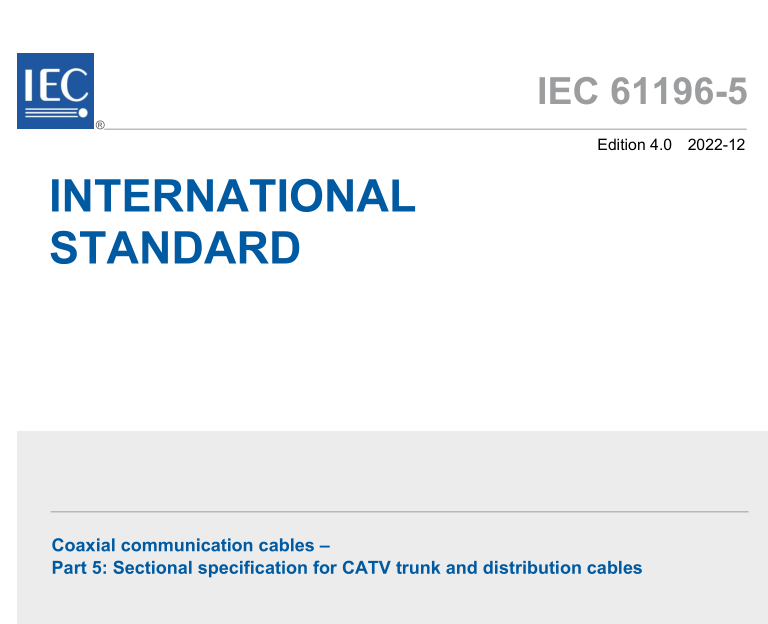 IEC 61196-5