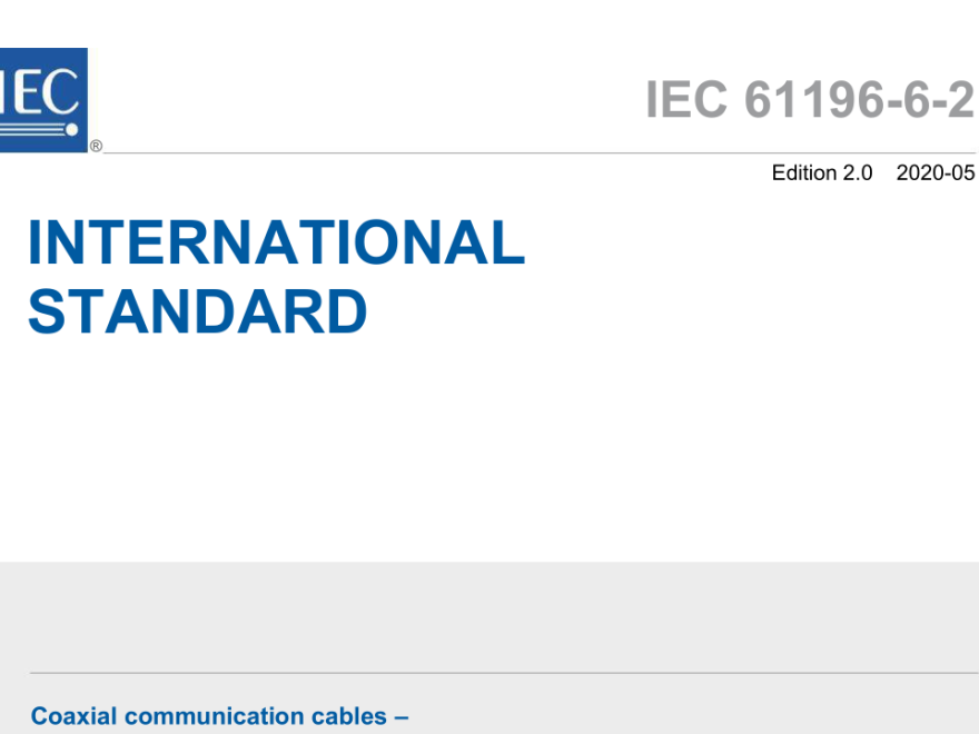 IEC 61196-6-2:2020 pdf download