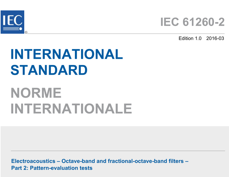 IEC 61260-2:2016