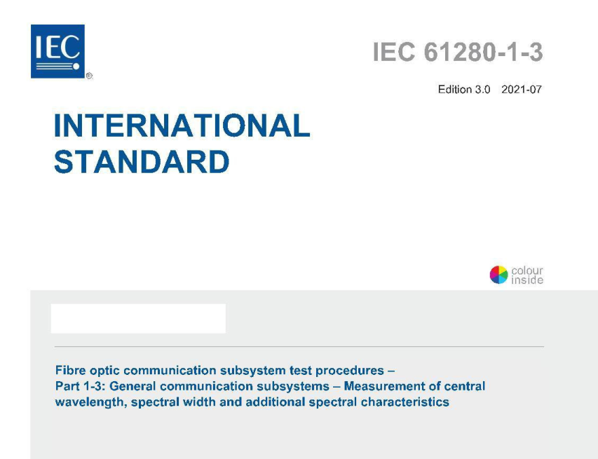 IEC 61280-1-3:2021 pdf download