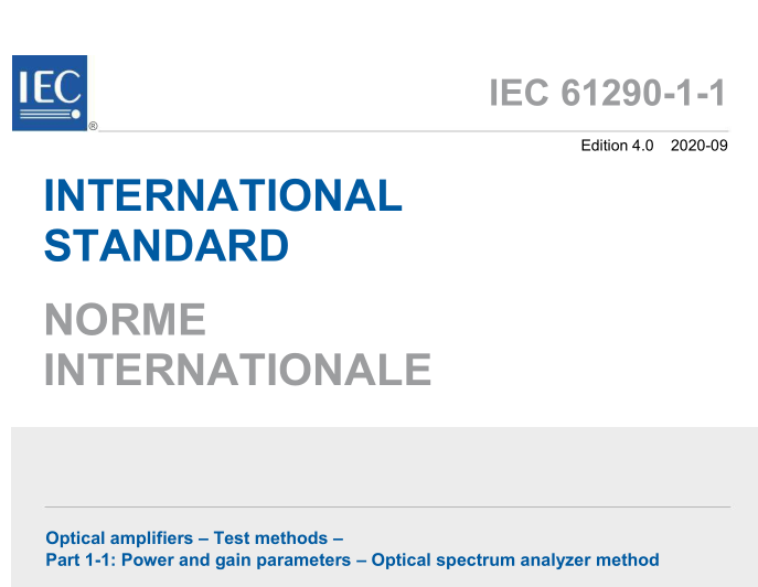 IEC 61290-1-1:2020 pdf download