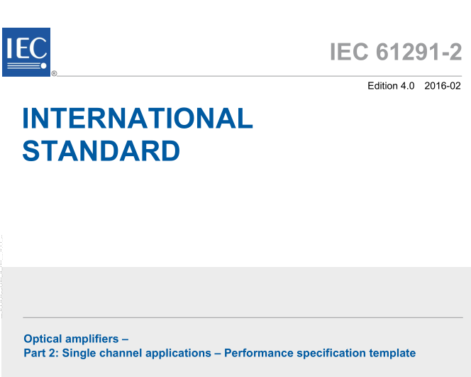 IEC 61291-2:2016