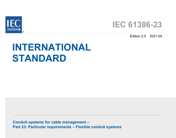 IEC 61386-23:2021 pdf download