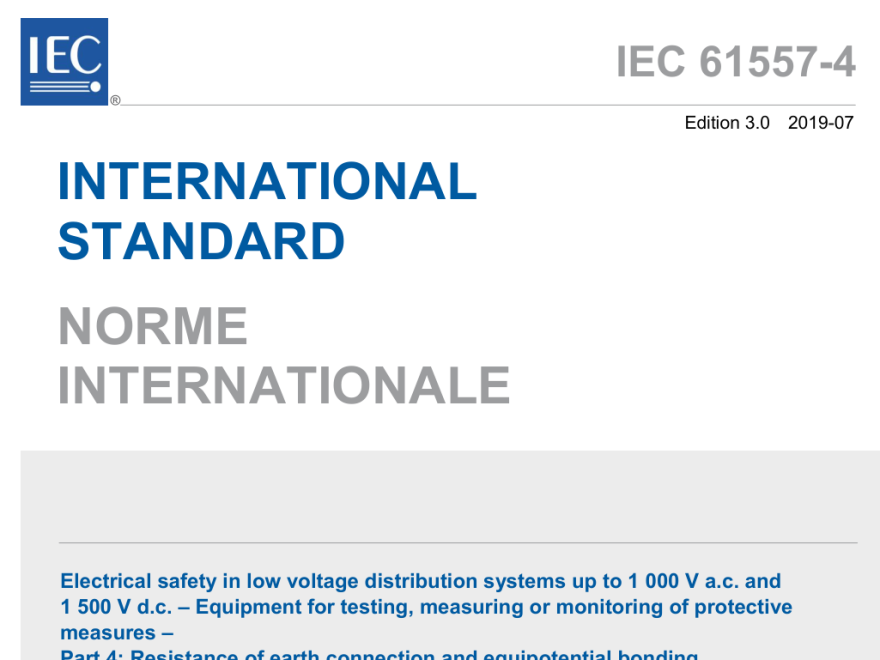 IEC 61557-4