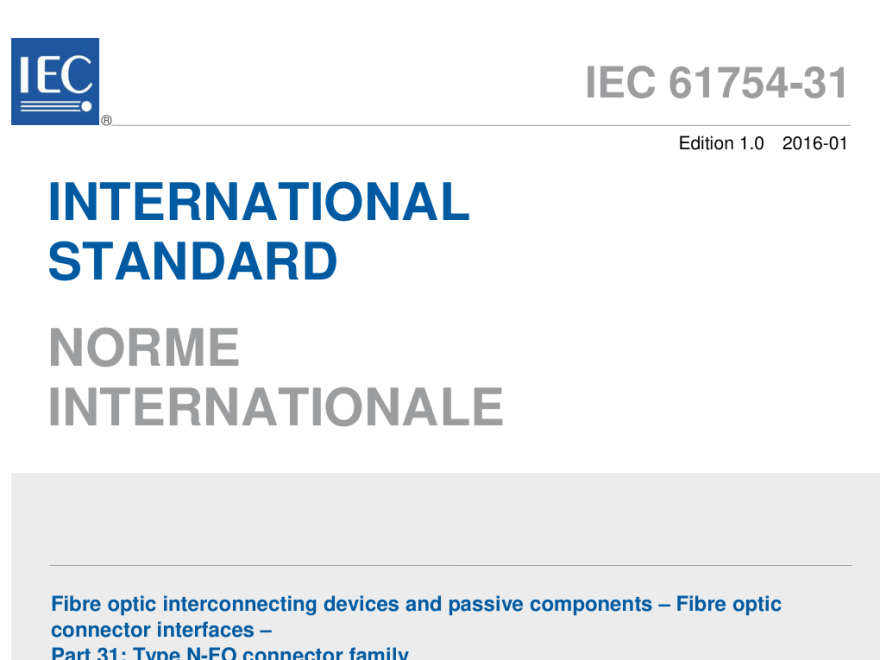 IEC 61754-31:2016